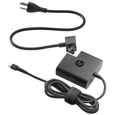 65 Watt HP USB-C Travel AC Power Adapter PN X7W50AA