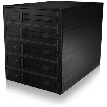 5 Bay ICY BOX IB-565SSK SATA/SAS HDD Backplane in 3x 5.25 Bay