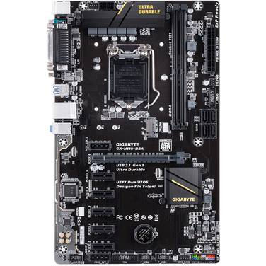Gigabyte S1151 ATX GA-H110-D3A Bitcoin Mining Motherboard