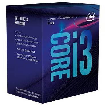 Intel S1151 Core i3 8300 3.7GHz Quad Core CPU PN BX80684I38300, Limit 1 per customer