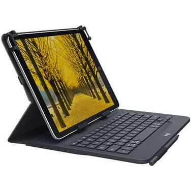 Logitech Universal Folio Case with Keyboard for 9-10 Tablets PN 920-008334