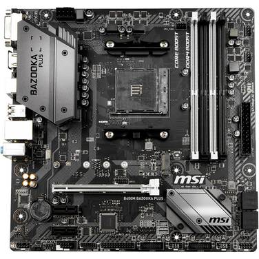 MSI AM4 MicroATX B450M BAZOOKA PLUS DDR4 Motherboard