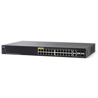 28 Port Cisco SG350-28P Gigabit POE Managed Switch SG350-28P-K9-AU