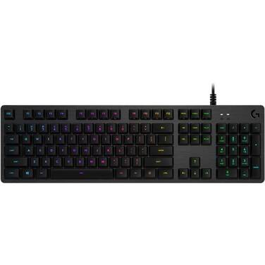 Logitech G512 Carbon RGB Clicky-Blue Mechanical Gaming Keyboard Black