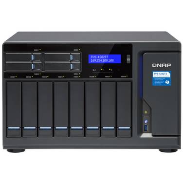 12 Bay QNAP TVS-1282T3-i7-32G 10 Gigabit NAS Unit