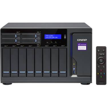 12 Bay QNAP TVS-1282-i7-32G Gigabit NAS Unit