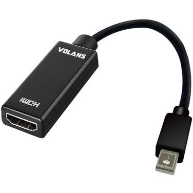 Volans VL-PMDPH 4K Passive Mini DisplayPort to Female HDMI Adapter