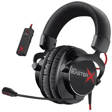 Creative Sound BlasterX H7 Tournament Edition 7.1 USB/3.5mm Gaming Headset PN 70GH033000001