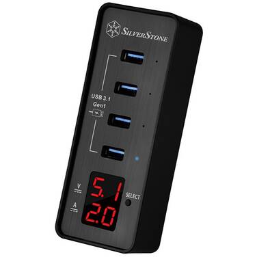SilverStone EP03 USB 3.0 4 Port Hub and Charging Station