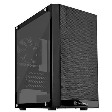 SilverStone MicroATX Precision PS15 TG Black Case