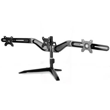 SilverStone ARM31BS Triple monitor mount desk stand / up to 24