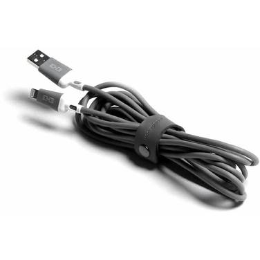 3 Metre STM ABLE Cable USB-A to Lightning - GREY PN STM-931-212Z-01