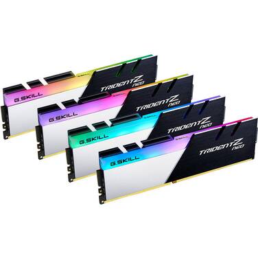 64GB DDR4 G.Skill (4x16GB) 3600Mhz Trident Z Neo F4-3600C16Q-64GTZNC RAM Kit