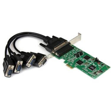StarTech 4 Port PCI Express PCIe Serial Combo Card - 2 x RS232 2 x RS422 / RS485