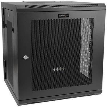 StarTech 12U Wall-Mount Server Rack Cabinet - Up to 17 in. Deep - Hinged Enclosure