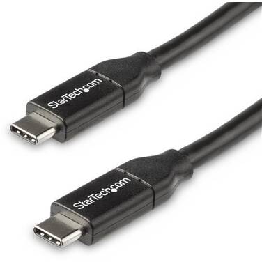 StarTech USB-C to USB-C Cable w/ 5A PD - M/M - 0.5 m - USB 2.0 - USB-IF Certified