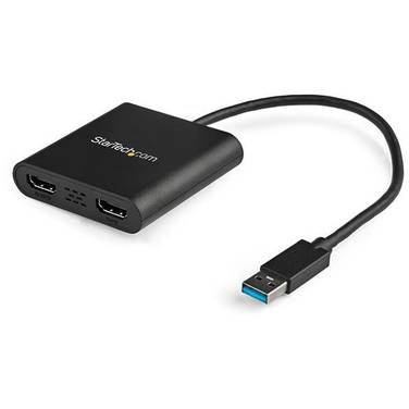 StarTech USB 3.0 to Dual HDMI Adapter - 4K 30Hz