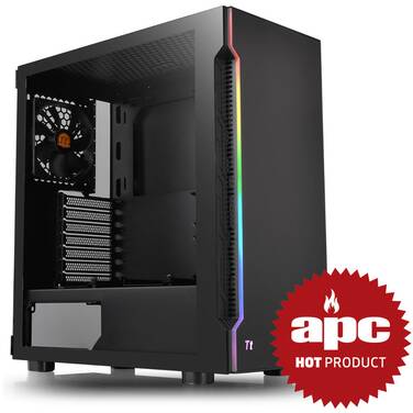 Thermaltake ATX H200 TG RGB Case Black CA-1M3-00M1WN-00, *Eligible for eGift Card up to $50