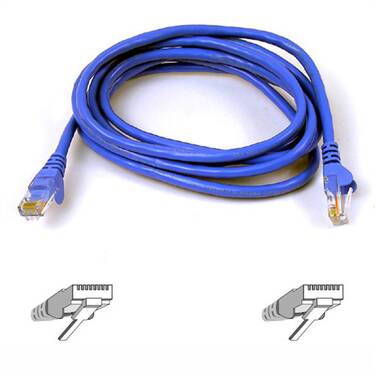 Belkin 1 Metre CAT6 Snagless Molded Patch Cable Blue