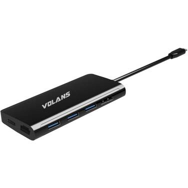 Volans Aluminium VL-UCH3CLR USB Type-C to HDMI Multi-Function Adapter