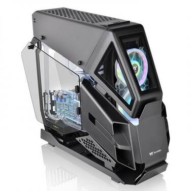 Thermaltake CA-1Q4-00M1WN-00 AH T600 Tempered Glass E-ATX Full Tower Case Black Edition, *Eligible for eGift Card
