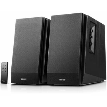 Edifier R1700BT-BLACK Bluetooth Bookshelf Powered Speakers 2.0 Wooden Enclosure 66w
