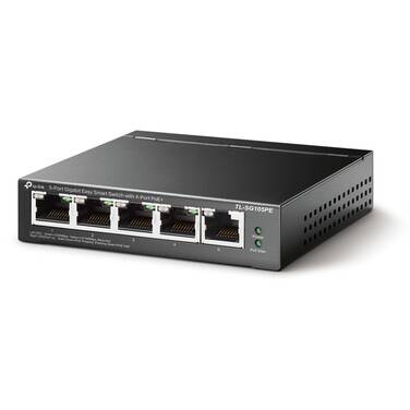 5 Port TP-Link TL-SG105PE Gigabit Network Smart Switch With 4 Port POE+