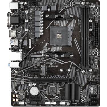 Gigabyte AM4 MicroATX A520M S2H DDR4 Motherboard