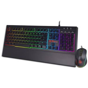 Thermaltake TteSPORTS Challenger Elite RGB Wired Keyboard and Mouse Combo CM-CEL-WLXXMB-US