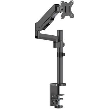 17 - 32 Brateck LDT16-C012 Single Monitor Full Extension Gas Spring Single Monitor Arm