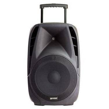 Gemini ES-15TOGO Portable Bluetooth PA speaker system 800W With Wireless Microphones