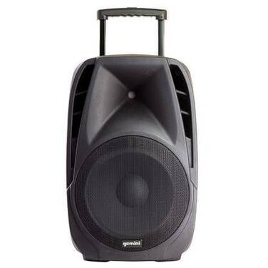 Gemini ES-12TOGO Portable Bluetooth PA speaker system 600W With Wireless Microphones