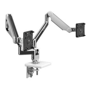Humanscale M2.1 Dual Monitor Arm [Up to 27 Monitors] (White)
