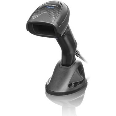 Datalogic Gryphon 2D Barcode Scanner with Cable and Stand (PN: GD4520-BKK1B)