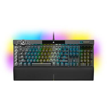 Corsair Wired K100 RGB Mechanical Gaming Keyboard Cherry MX Speed Switches CH-912A014-NA