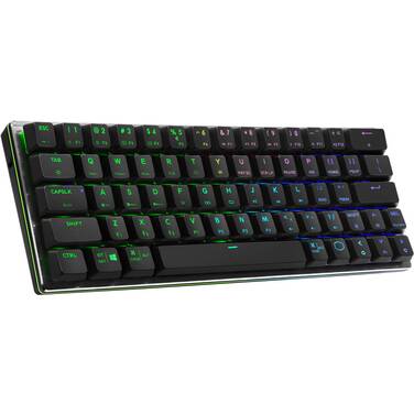 Cooler Master Wireless SK622 RGB Compact Low Profile SK-622-GKTL1-US Blue Mechanical Keyboard