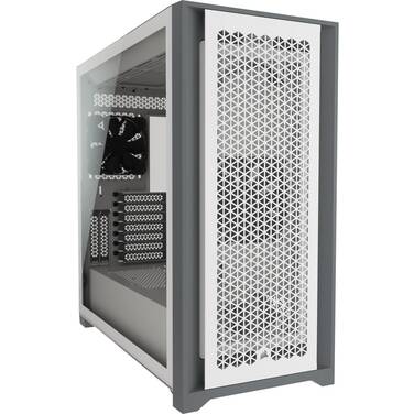 Corsair E-ATX 5000D AIRFLOW TG WHITE Case CC-9011211-WW