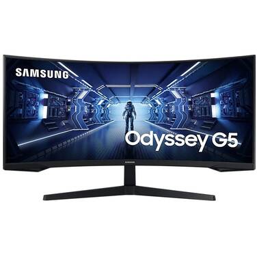 34 Samsung Odyssey G55 LC34G55TWWEXXY WQHD Curved Monitor