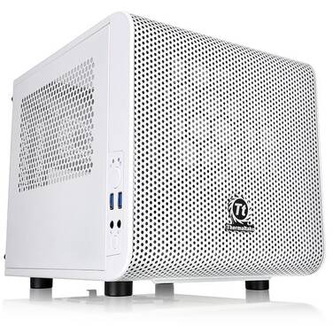Thermaltake Mini-ITX Core V1 SNOW Edition Case CA-1B8-00S6WN-01