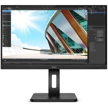 24 AOC 24P2Q LED Monitor with Height Adjust & Speakers