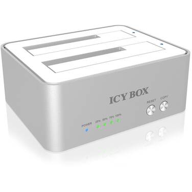 Icy Box 2 Bay Docking and Cloning Station 3.5/2.5 USB 3.0 IB-120CL-U3