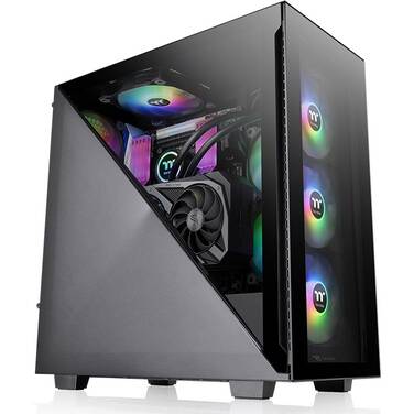 Thermaltake ATX Divider 300 TG ARGB Case Black CA-1S2-00M1WN-01, *Eligible for eGift Card up to $50