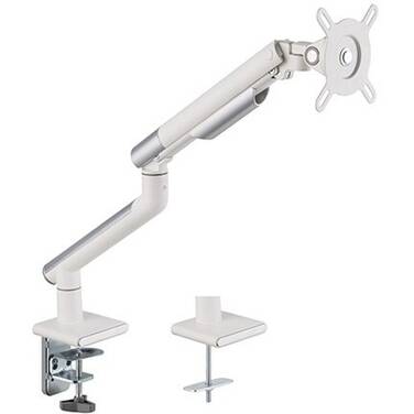 17-32 Brateck LDT49-C012-W Single Premium Slim Aluminum Spring-Assisted Monitor Arm