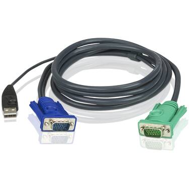 2 Metre Aten 2L-5202U USB KVM Cable for CS-1308 / CS-1316