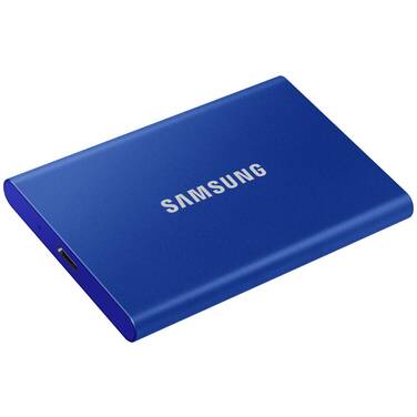 1TB Samsung USB 3.2 T7 Indigo Blue Portable SSD MU-PC1T0H/WW