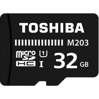 32GB Toshiba M203 Micro SDHC Memory Card THN-M203K0320A4