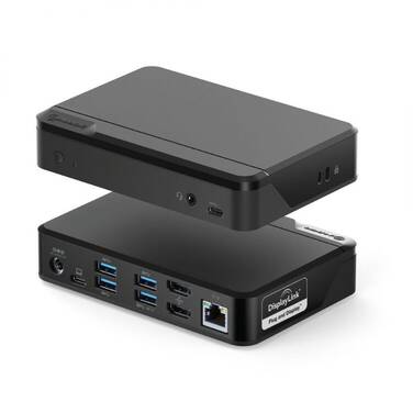 Alogic Twin HD Pro Docking Station with 85W Power Delivery and USB-C & USB-A