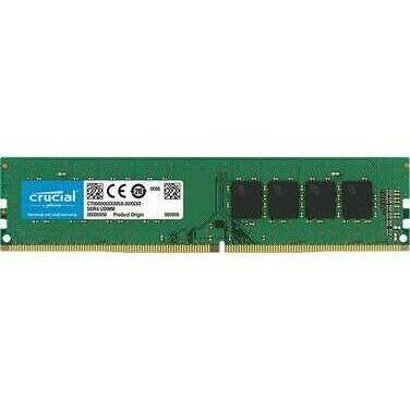 8GB UNRANKED DDR4 2666MHz Crucial RAM for Desktops CT8G4DFRA266