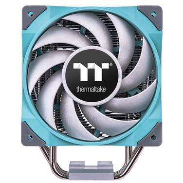 Thermaltake TOUGHAIR 510 Dual Fan CPU Cooler CL-P075-AL12TQ-A Turquoise, *Eligible for eGift Card up to $50