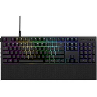 NZXT Function Red Mechanical USB Black Gaming Keyboard KB-1FSUS-BR